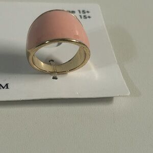 GAP Gold and Orange Modern Ring